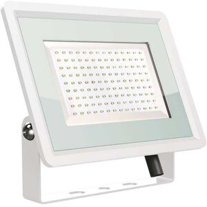 V-Tac Vt-49204 Faro Led Floodlight 200w Smd 88lm/w 110° Bianco Naturale 4000k Slim Alluminio Bianco Ip65 - Sku 6735