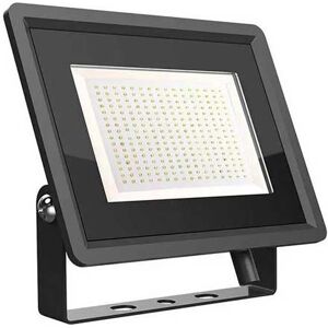 V-Tac Vt-49204 Faro Led Floodlight 200w Smd 88lm/w 110° Bianco Naturale 4000k Slim Alluminio Nero Ip65 - Sku 6733