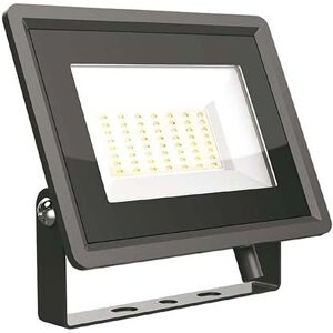 V-Tac Vt-4954 Faro Led Floodlight 50w Smd 86lm/w 110° Bianco Naturale 4000k Slim Alluminio Nero Ip65 - Sku 6750