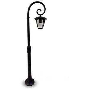 V-Tac Portalampada Lampione  Lanterna Giardino In Alluminio Fissaggio A Terra 136cm Ip44 1xe27 Vt-737 – Sku 7060