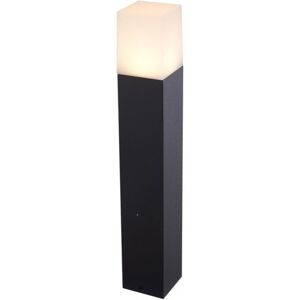 V-Tac Vt-7614 Portalampada Da Giardino Con Fissaggio A Terra Wall Light Alluminio Quadrato Nero 1xgu10 Ip54 - Sku 7564