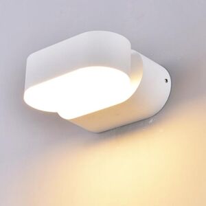 V-Tac Vt-816 Lampada Led 6w Da Parete Bianco Testa Ruotabile Applique Muro Ovale Luce Bianco Naturale 4000k Ip65 - Sku 8287