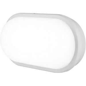 Tecnomat PLAFONIERA LED DA ESTERNO INTEC SHELLY 15W OVALE 4000K 1200 lumen IP65 COLORE BIANCO