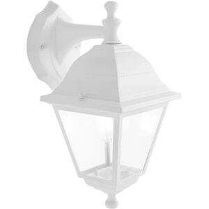 Tecnomat APPLIQUE DISCENDENTE PER ESTERNO I-LUCE SERIE QUADRATA COLOR BIANCO E27 MAX 60W (ESCLUSA) IP43