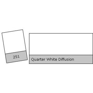 Lee Colour Filter 251 Q.W. Diffus. Quarter white diffusion