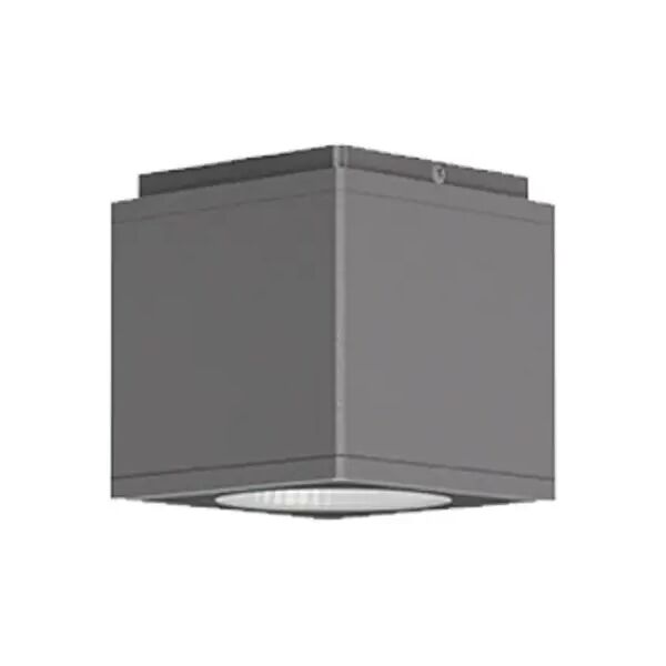 faretto esterno a led soffitto downlight cubo ip54 12w 960lm 3000k