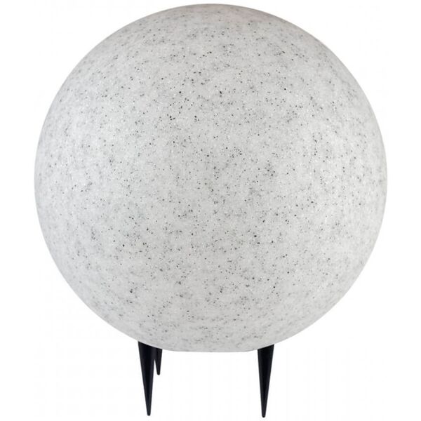 sfera da giardino base e27, effetto marmo - Ø38cm