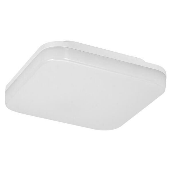 leddiretto plafoniera led 18w ip65, quadrata 22x22cm, cct bianco variabile