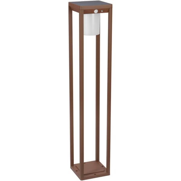 leddiretto paletto lanterna solare 80cm corten con sensore + picchetto