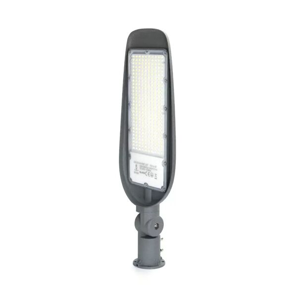 lampione stradale led 200w grigio ip65 bianco freddo 6500k aigostar