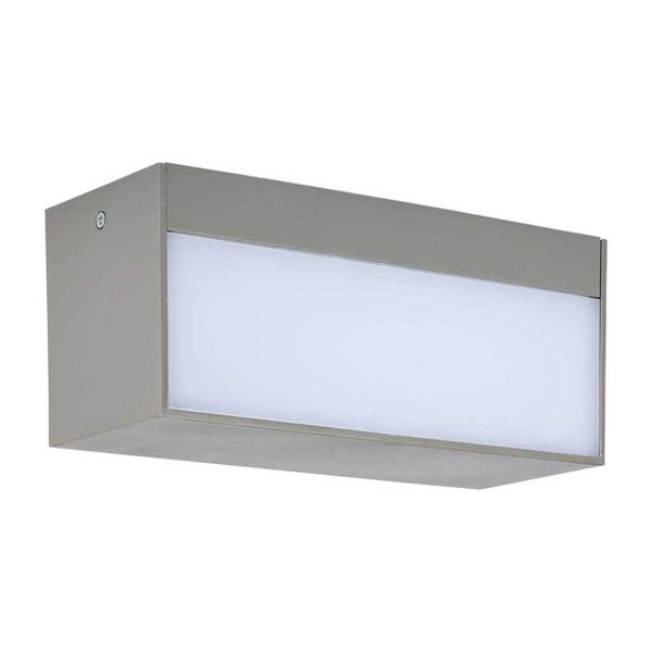 v-tac vt-8057 lampada led da parete 12w applique doppio fascio up/down 90°rettangolare da esterno ip65 luce bianco caldo 3000k - 218242