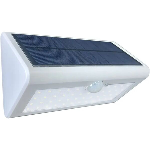 tecnomat applique solare eagle 6w 450 lumen 6000k luce fredda 2 sistemi di illuminazione bianca ip44