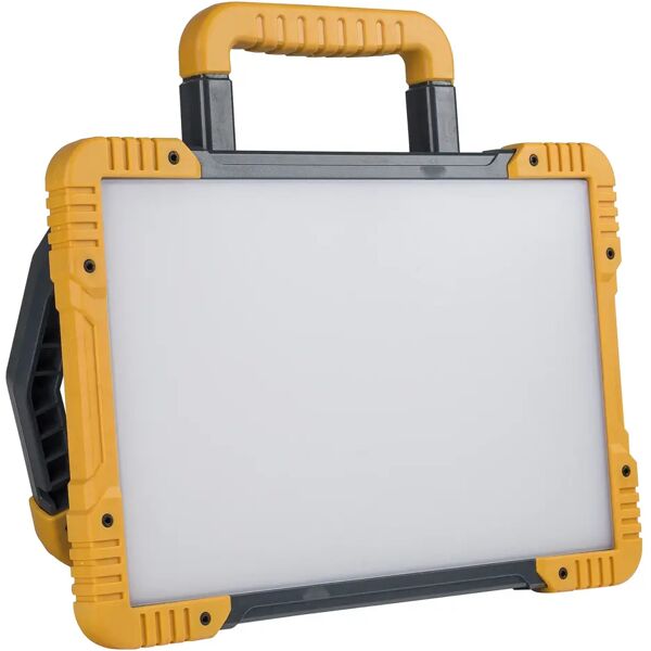 tecnomat proiettore led parko 35w da cantiere 5000 lumen 4000k ip54 ricaricabile con usb