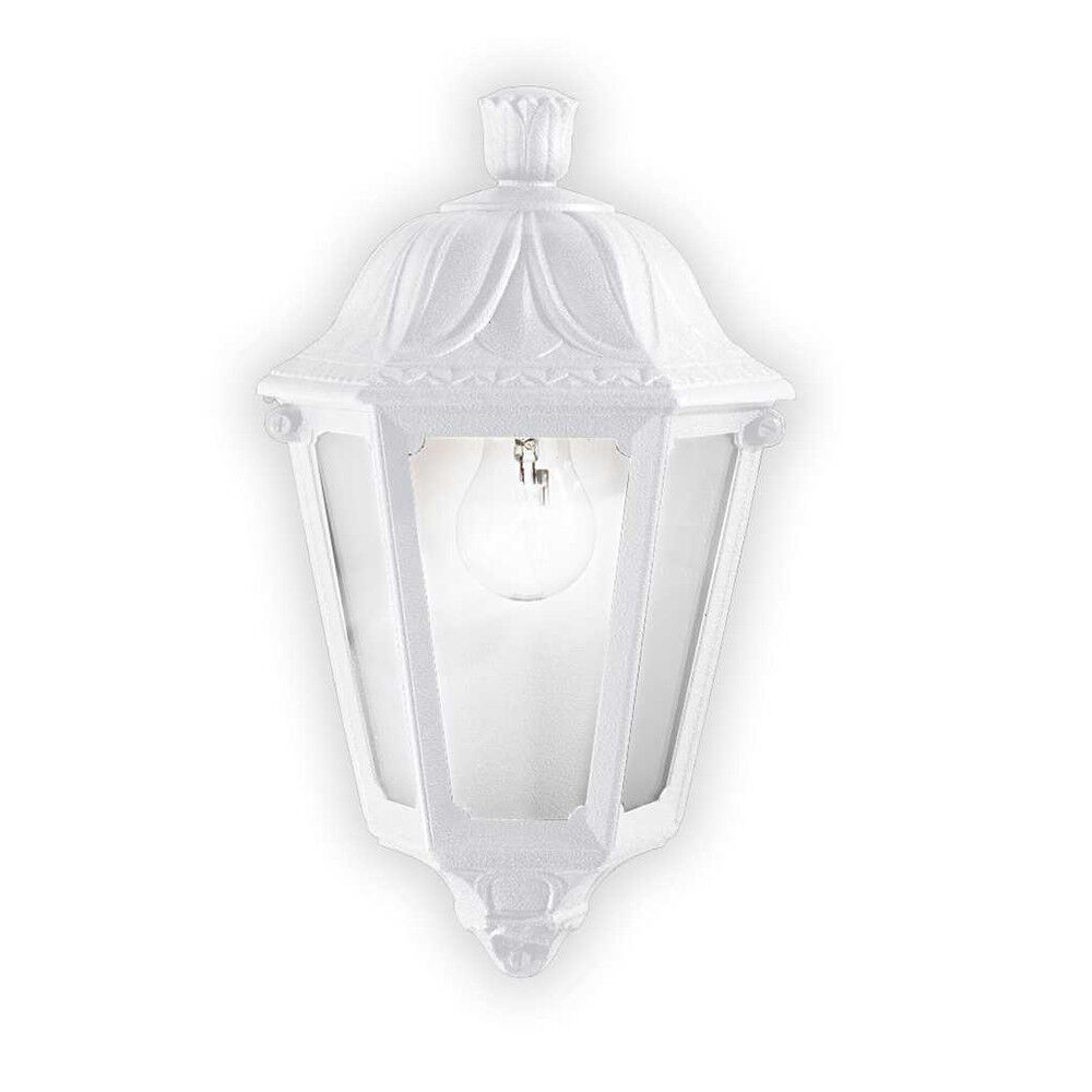 Ideal Lux Dafne  Lanterna A Parete Bianca Classica Per Esterni Ip55