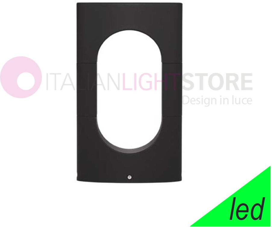 Nova Luce Portal Lampione Led H. 30 Illuminazione Giardino Ip54 Design Moderno