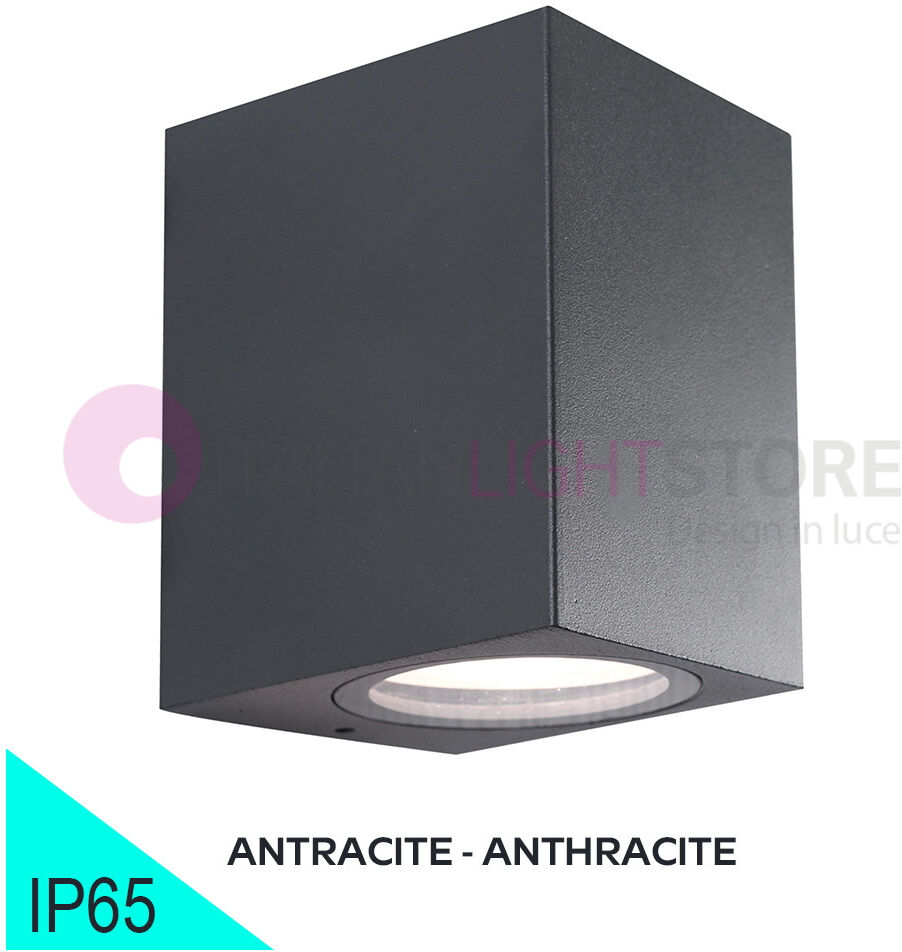 BOT Lighting Toledo1 Antracite Faretto Da Esterno Mono Emissione Design Moderno Gu10 Ip65