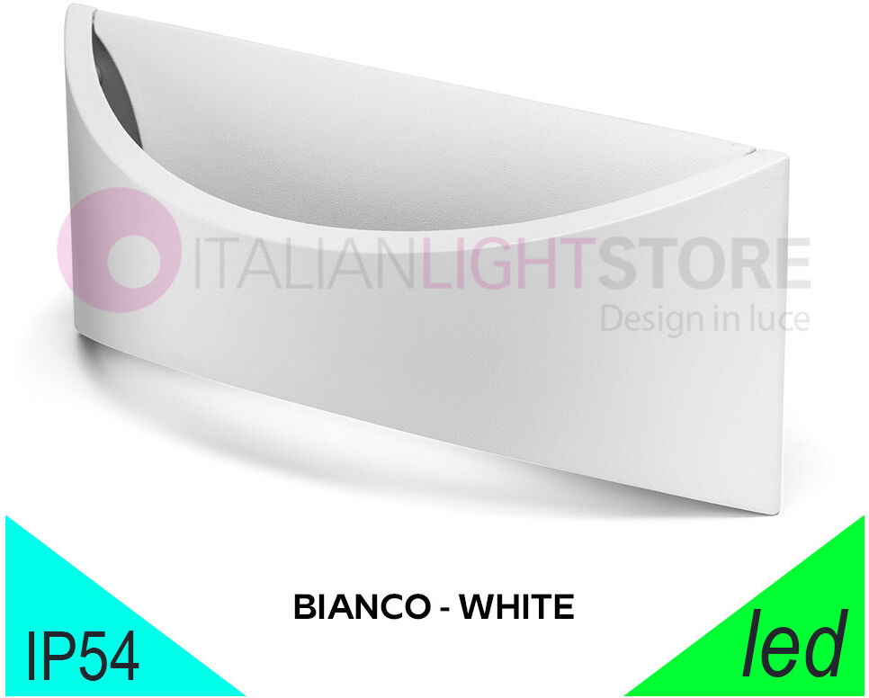 BOT Lighting Maiorca Bianco Applique Led Da Esterno Design Moderno Ip54