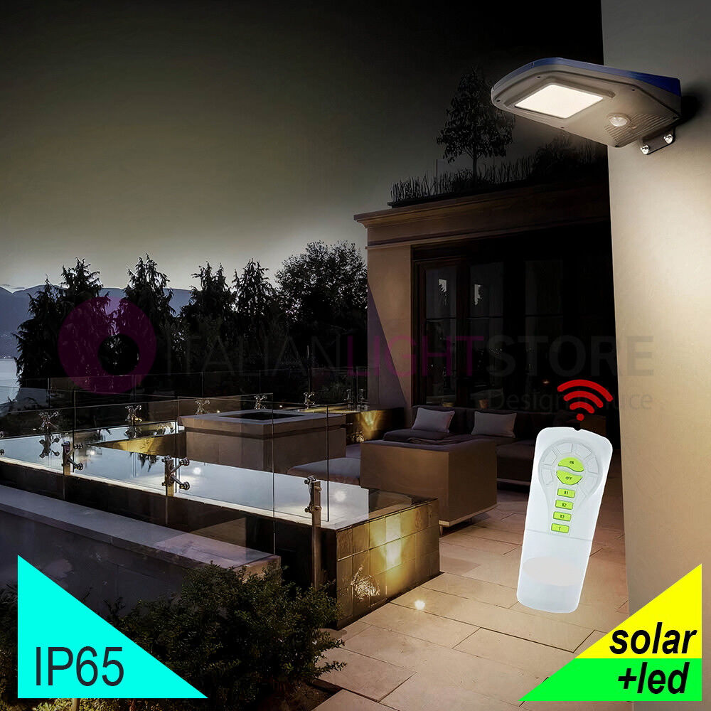 Iris Luce Techno Proiettore Solare Led 2000lm Con Pannello E Telecomando