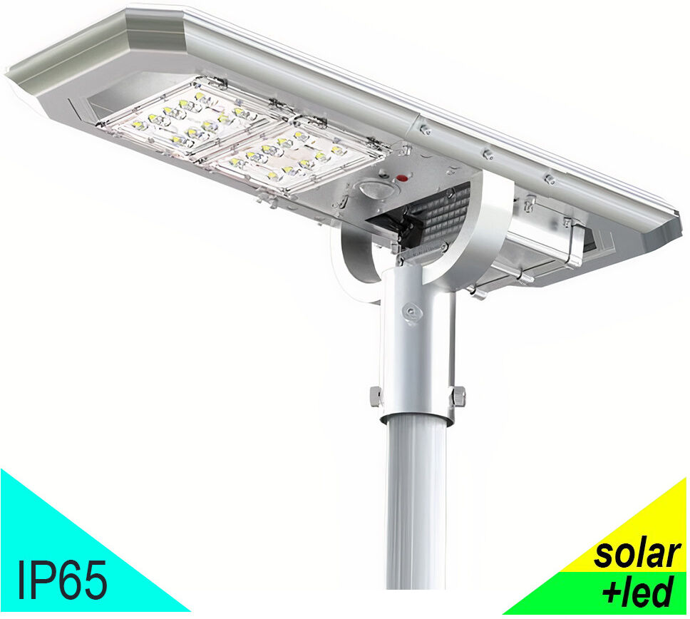 Iris Luce Techno Proiettore Faro Solare Led Per Lampioni 2000lm Con Pannello Incorporato