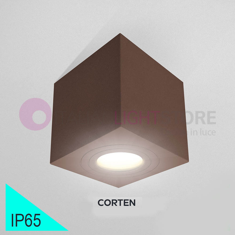 BOT Lighting Almeria Corten Faretto Cubetto Da Soffitto Design Moderno Gu10 Ip65