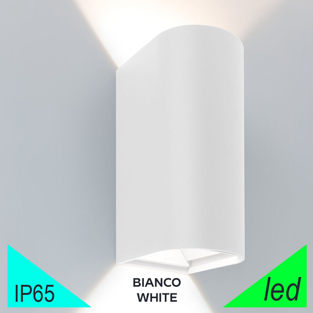 BOT Lighting Cordova10 Bianco Faretto Led Da Esterno 2 Fasci Regolabili Ip65