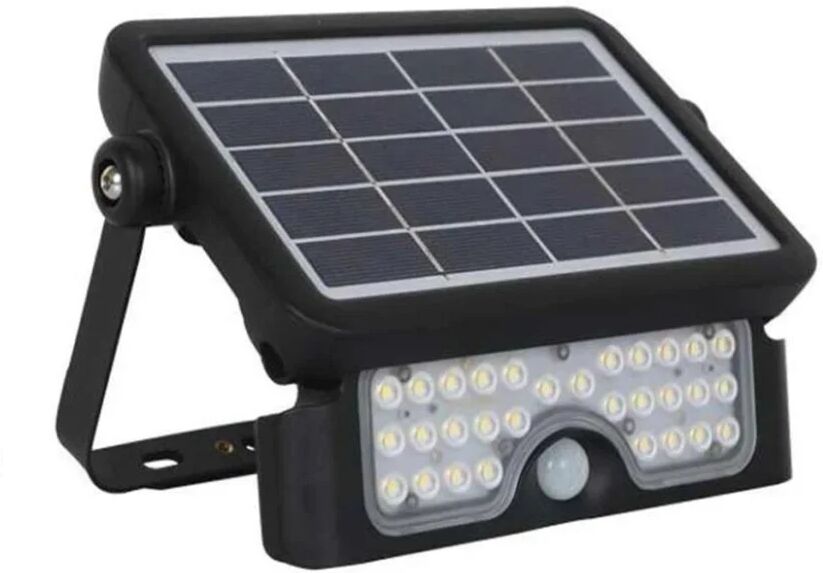 Shot Proiettore Solare ricaricabile LED 5W- 4000K-500lm IP65 - Batteria Litio