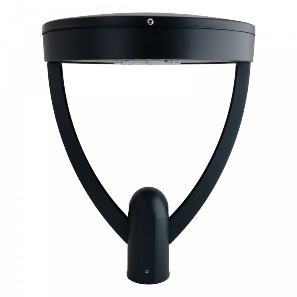 LEDDIRETTO Lampione Stradale 40W, 120lm/W, Iron Black - Lumileds