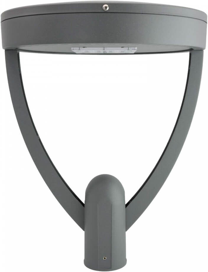 LEDDIRETTO Lampione Stradale LED 65W, Dual Gray, 150lm/W, Dimmerabile 1-10V, Programmabile - PHILIPS Xitanium