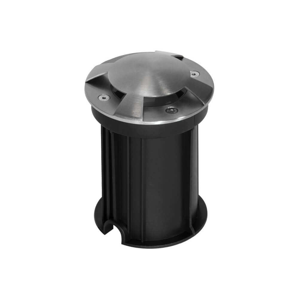 LEDDIRETTO Faretto Carrabile 4 Direzioni MR16, IP67, INOX 316, 12/24V, Inox