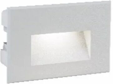 Segnapasso Spina Ap Da Incasso Led 3w 300 Lumen Ip65 Bianco Per Scatola 3 Moduli