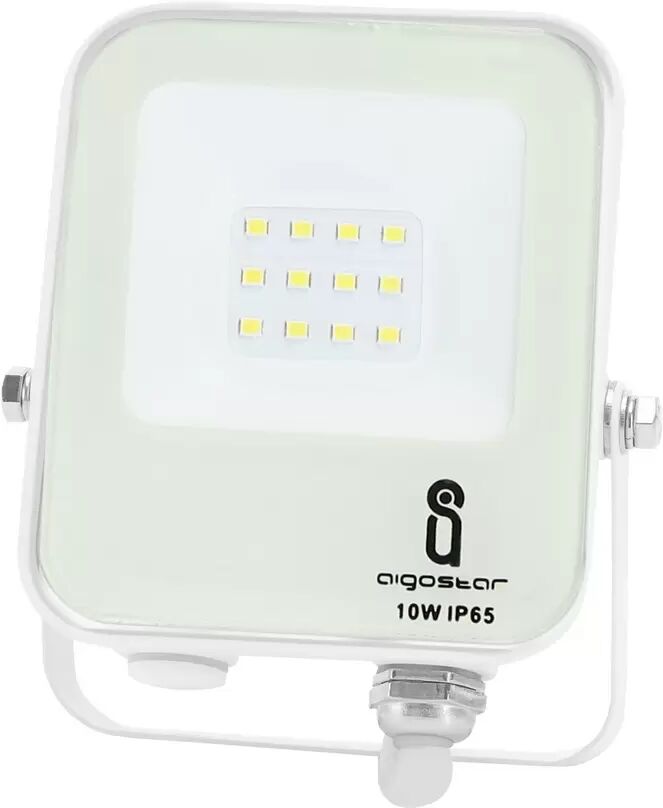 Faro proiettore Led 10W Bianco da esterno IP65 Bianco freddo 6500K Aigostar