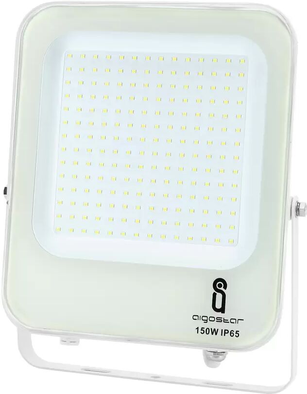 Faro proiettore Led 150W Bianco da esterno IP65 Bianco freddo 6500K Aigostar