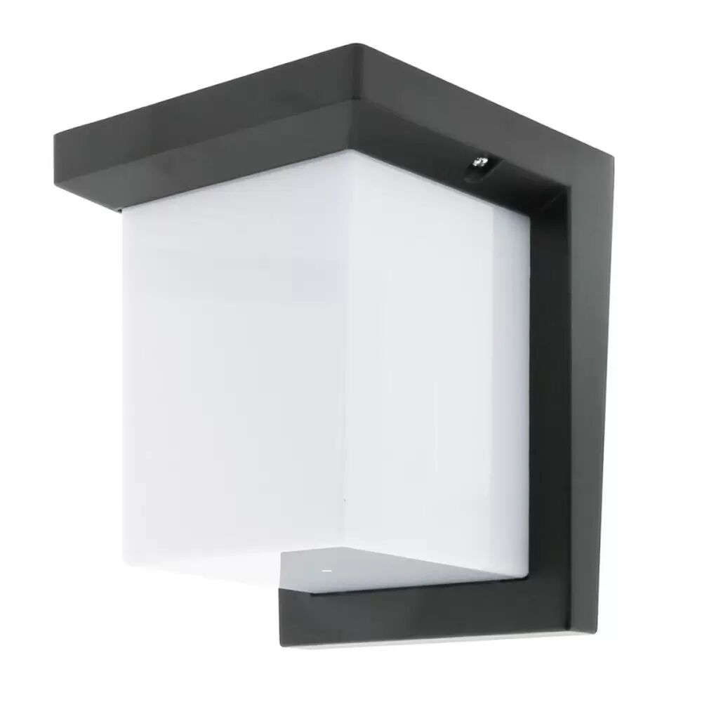 Applique Led da parete Dakota 12W Nero IP54 Bianco caldo 3000K M LEDME