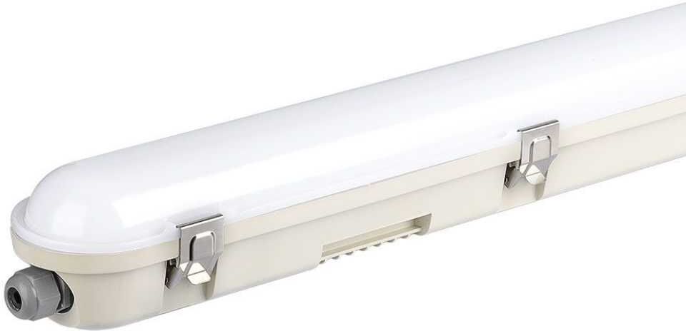 V-Tac Pro Plafoniera Led 48w Chip Samsung Ip65 120lm/w 150cm Copertura Satinata/corpo Bianco 6400k M-Series Sku 2120214