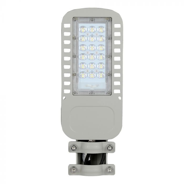 V-Tac Pro Vt-34st Armatura Lampada Stradale Led 30w Alta Luminosità 135lm/w Chip Samsung Bianco Freddo 6500k Slim Ip65 - Sku 21957