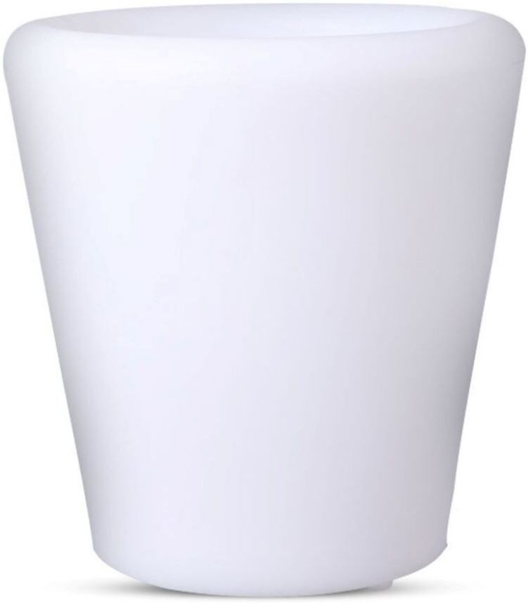 V-Tac Vt-7805 Lampada Led Da Terra A Forma Di Vaso Light Multicolor Rgb Batteria Ricaricabile Ip54 Con Telecomando - Sku 40181