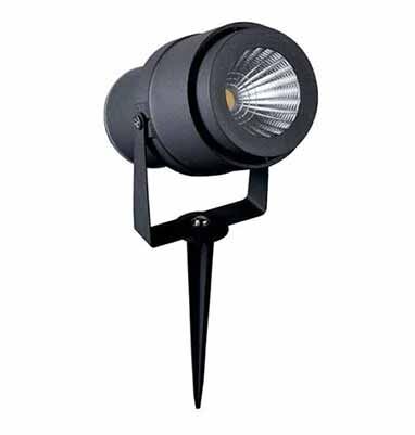 V-Tac Vt-857 Picchetto Giardino Led Cob 12w Orientabile Nero Ip65 Bianco Naturale 4000k - Sku 217545