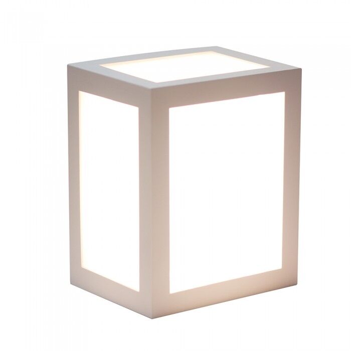 V-Tac Vt-822 Lampada Applique Led 12w Wall Light White Cube Bianco Naturale 4000k - Sku 8335