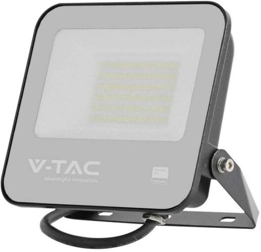 V-Tac Pro Vt-4455 Faro Led 50w 135lm/w Proiettore Chip Samsung Corpo Nero Luce 4000k Ip65 - 8844