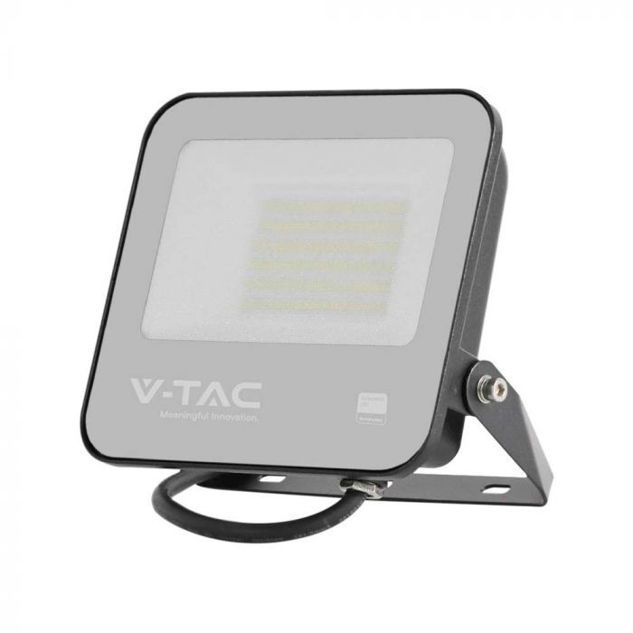 V-Tac Pro Vt-4455 Faro Led 50w 135lm/w Proiettore Chip Samsung Corpo Nero Luce 6500k Ip65 - 8845