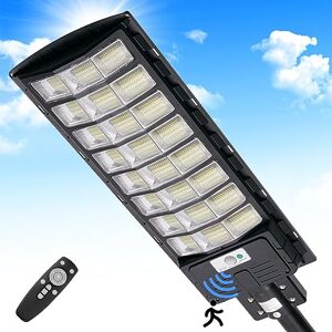 GENERICO Luz Led inteligente con panel solar control remoto y sensor mov