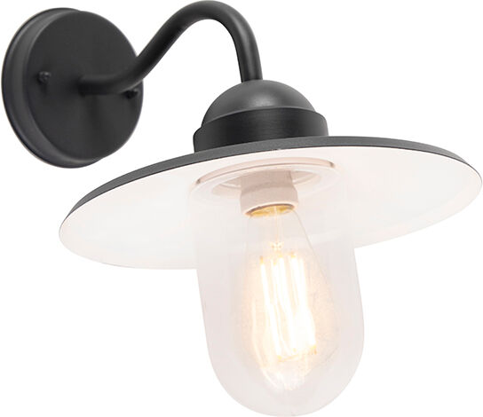 QAZQA Buitenwandlamp antraciet IP44 - Kansas grafiet