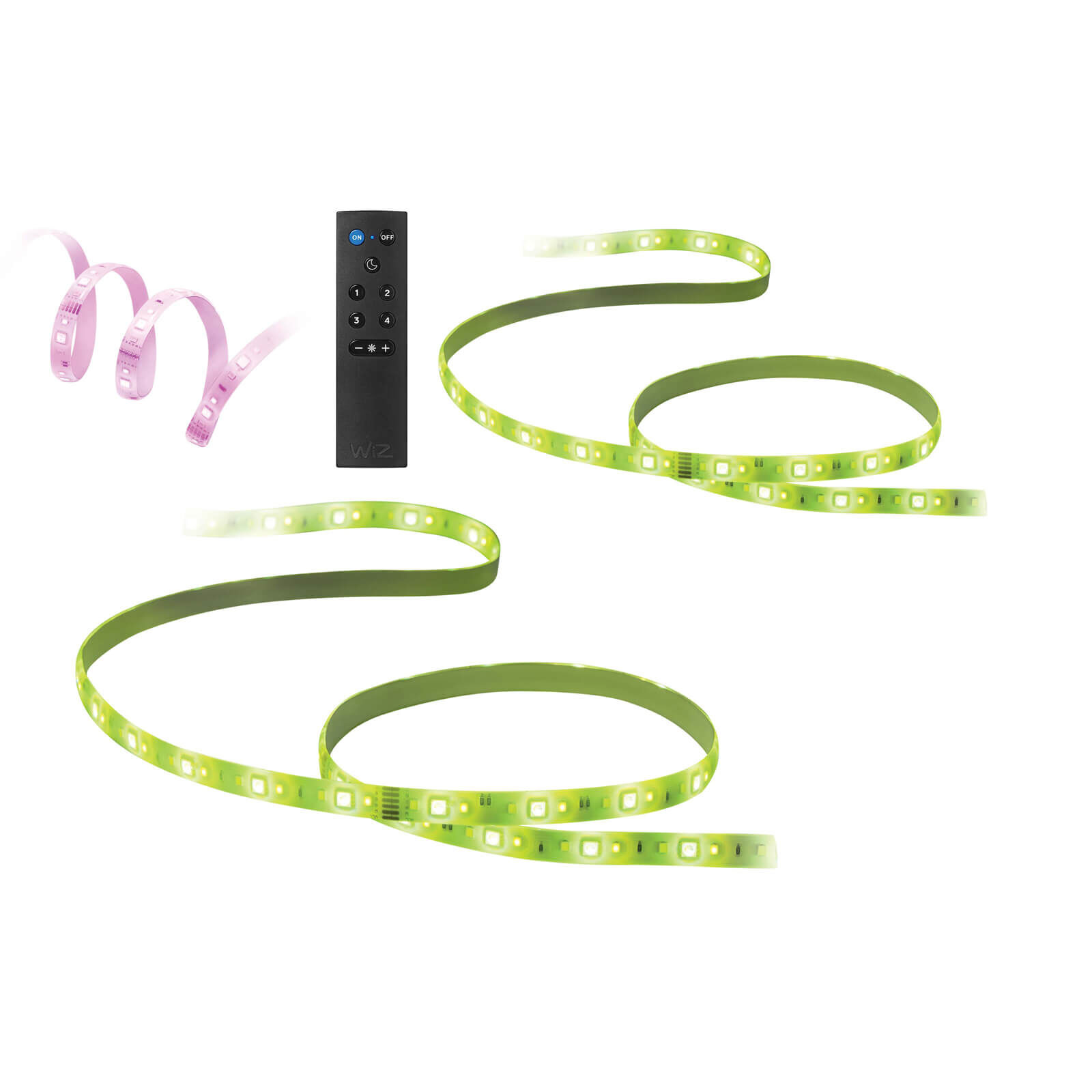 WiZ Wi-Fi Lightstrip basisset(s) 2m + verlengstuk(ken) + WiZmote