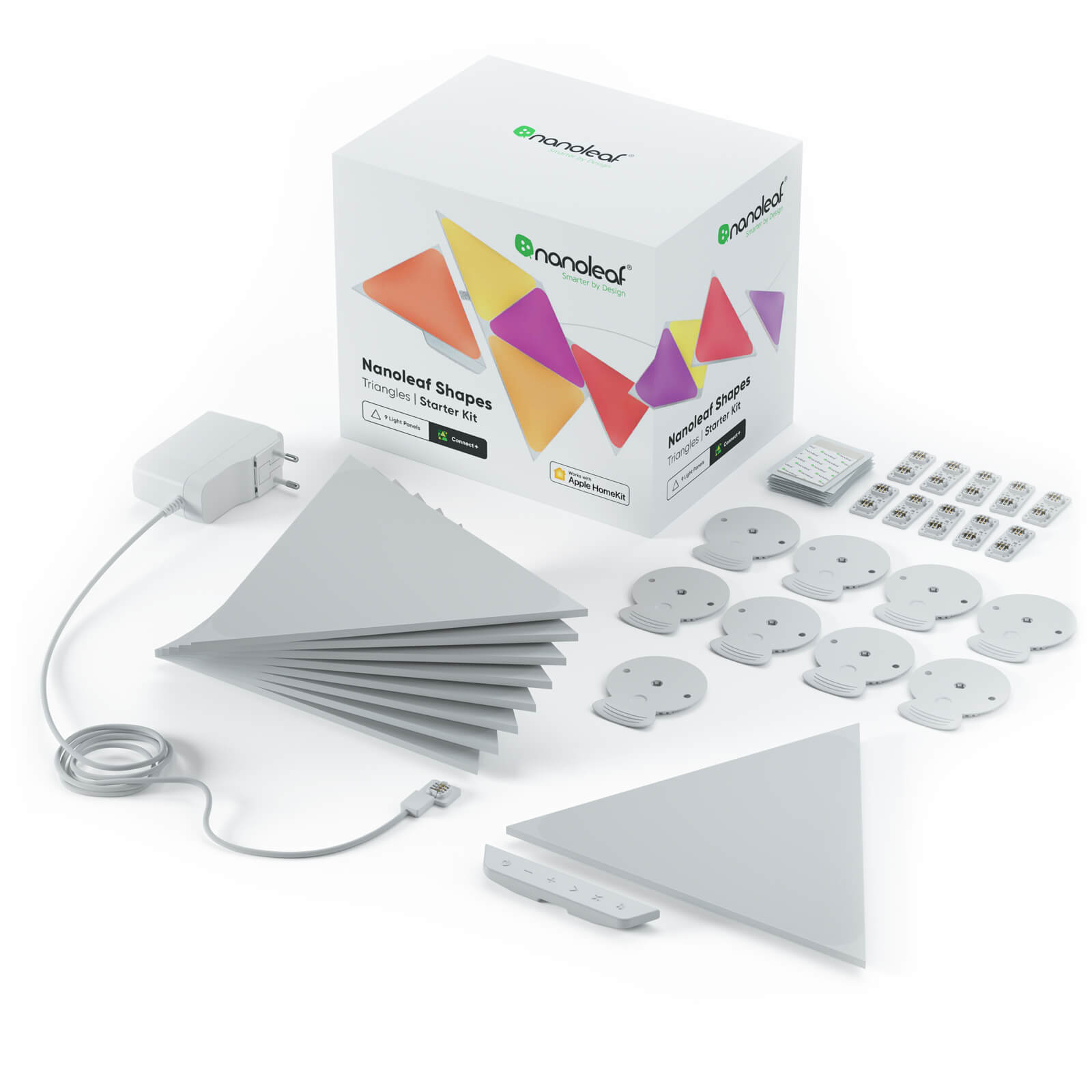Nanoleaf Shapes Triangles starter kit (9-pack)