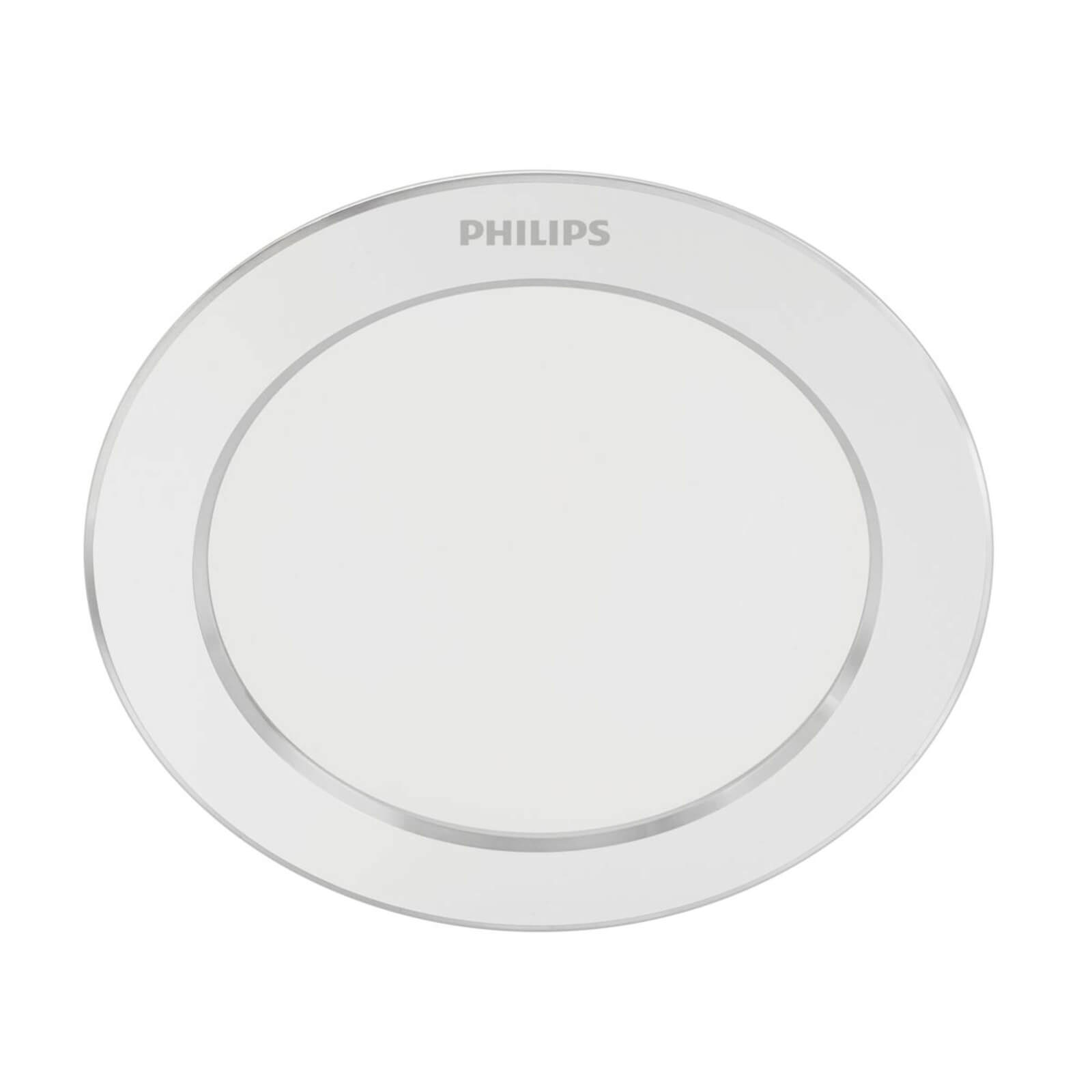 Philips Diamond Cut - inbouwspot - warm wit licht - wit - 95mm