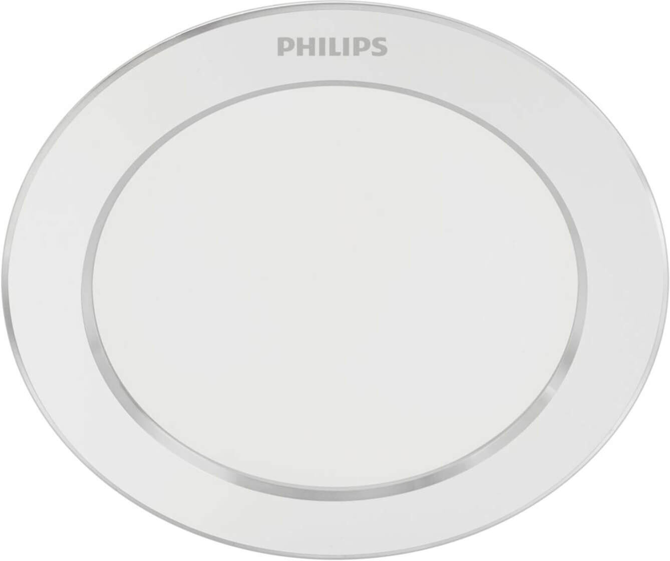 Philips Diamond Cut - inbouwspot - warm wit licht - wit - 9,5cm