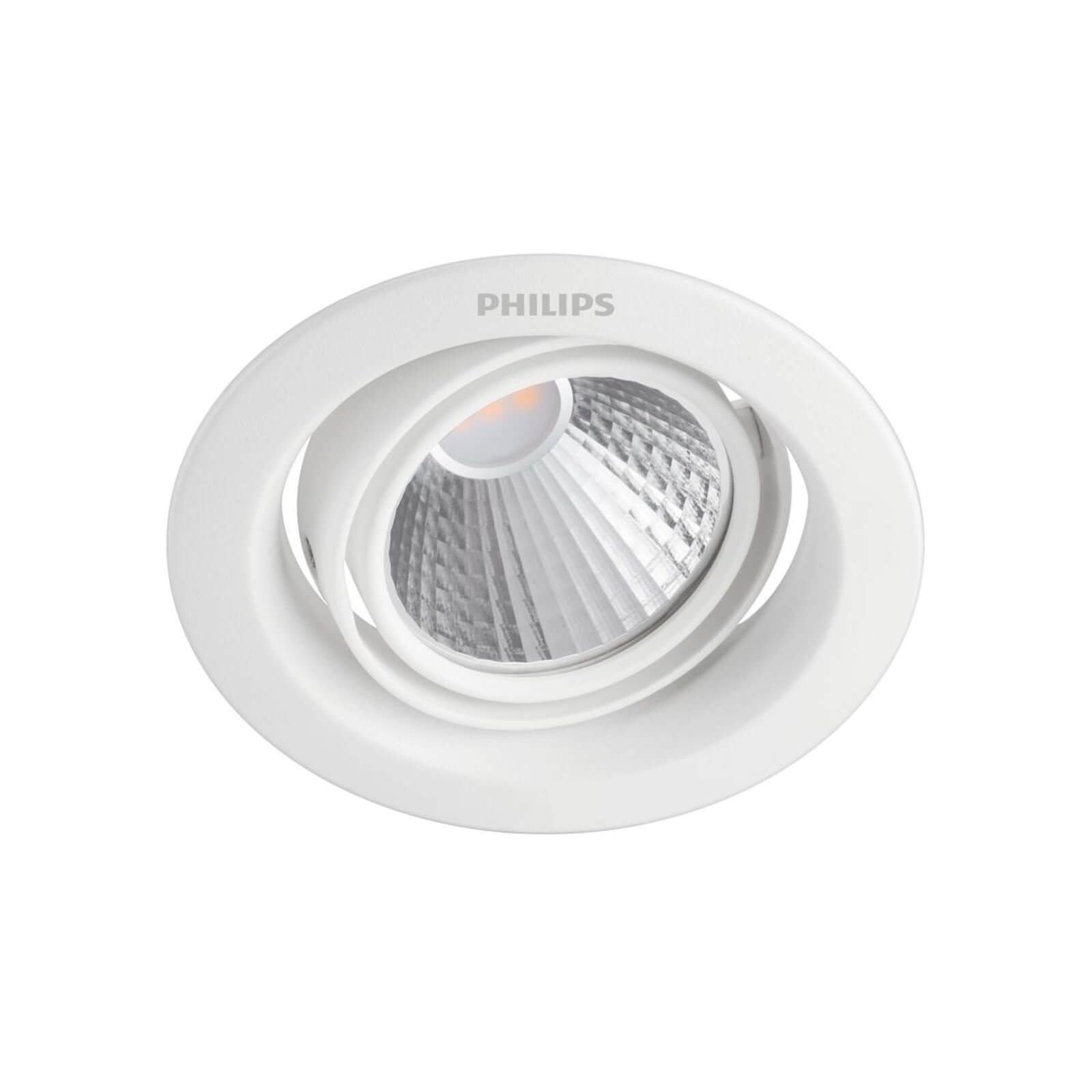 Philips Pomeron - inbouwspot - warm tot koel wit licht - wit