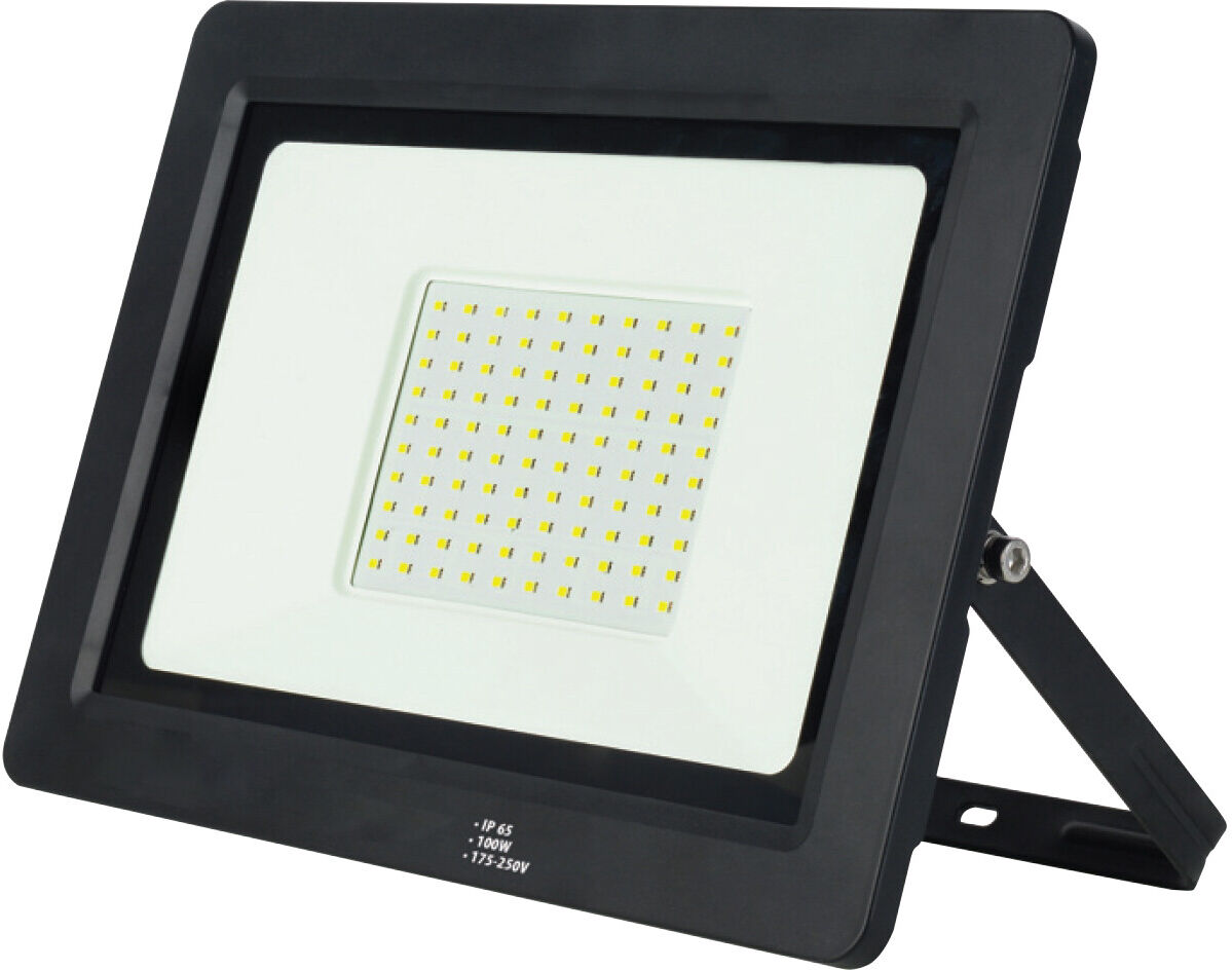 BES LED LED Bouwlamp 100 Watt - LED Schijnwerper - Alsa - Helder/Koud Wit 6400K - Waterdicht IP65