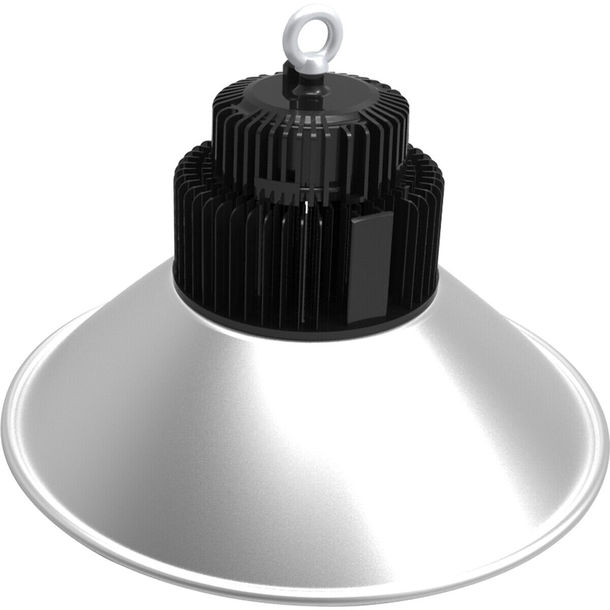 BES LED LED UFO High Bay 150W - Aigi Mania - Magazijnverlichting - Waterdicht IP65 - Natuurlijk Wit 4000K - Mat Zwart - Aluminium