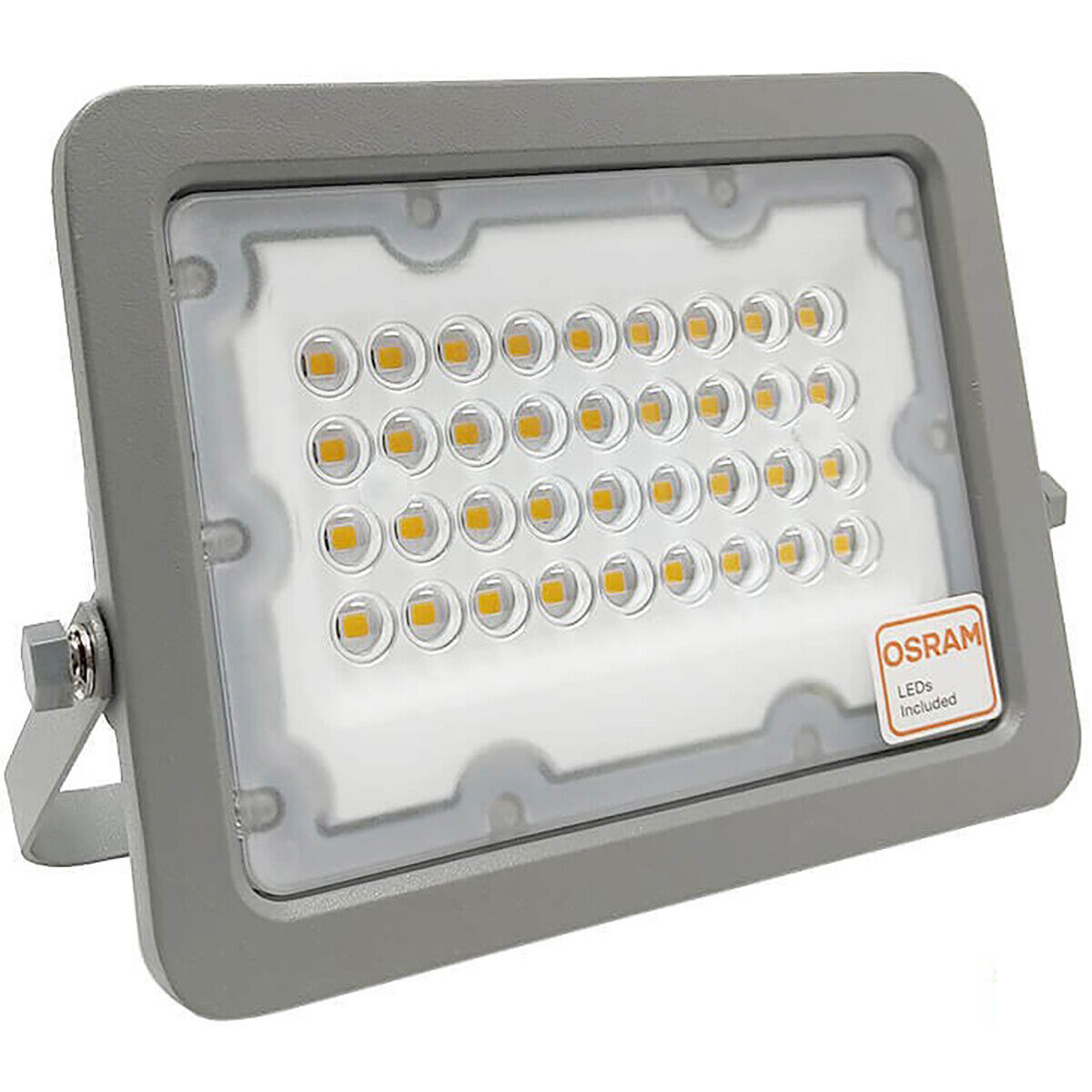 BES LED LED Bouwlamp - Facto Dary - 30 Watt - LED Schijnwerper - Helder/Koud Wit 6000K - Waterdicht IP65 - 120LM/W - Flikkervrij - OSRAM LEDs